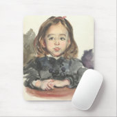 Portret van Marie (Cute Young Girl) Muismat (Met muis)