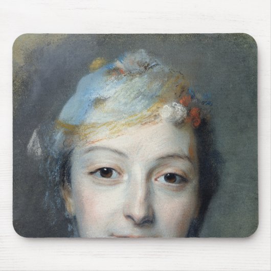 Portret van Marie Fel 1757 Muismat (Voorkant)