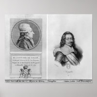 Portret van Marie Francois Gontier de Biran