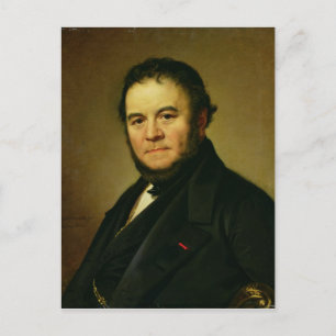 Portret van Marie Henri Beyle, bekend als Briefkaart