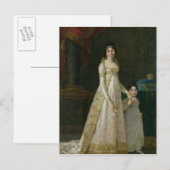 Portret van Marie-Julie Clary Queen van Napels Briefkaart (Voorkant / Achterkant)