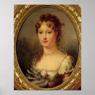 Portret van Marie-Louise de Hapsburg-Lorraine Poster