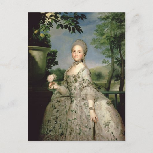 Portret van Marie-Louise van Bourbon Briefkaart (Voorkant)