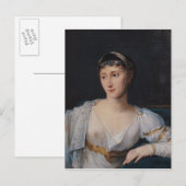 Portret van Marie-Pauline Bonaparte Briefkaart (Voorkant / Achterkant)