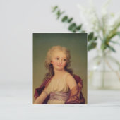 Portret van Marie-Therese Charlotte van Frankrijk Briefkaart (Staand voorkant)