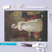 Portret van Marie Therese Charlotte van Frankrijk Tissuepapier (Craft)