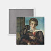 Portret van Marius Petipa in Ballet Magneet (Voorkant / Achterkant)