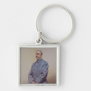 Portret van Marshal Ferdinand Foch 1920 Sleutelhanger