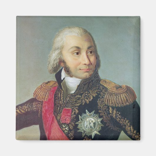 Portret van Marshal Jean-Baptiste Jourdan Magneet (Voorkant)