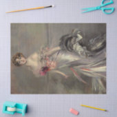 Portret van Martha Regnier door Giovanni Boldini Tissuepapier (Craft)