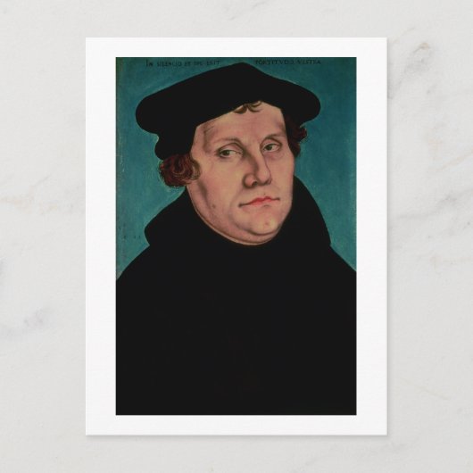 Portret van Martin Luther, 1529 Briefkaart (Voorkant)