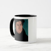 Portret van Martin Luther, 1529 Mok (Voorkant links)