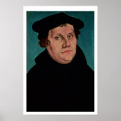 Portret van Martin Luther, 1529 Poster (Voorkant)