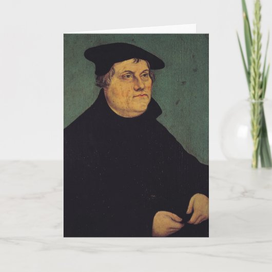 Portret van Martin Luther 1543 Kaart (Voorkant)
