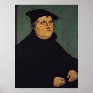 Portret van Martin Luther 1543 Poster