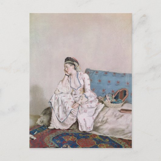 Portret van Mary Gunning Briefkaart (Voorkant)