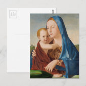 Portret van Mary Holding Baby Jesus Briefkaart (Voorkant / Achterkant)