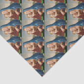 Portret van Mary Holding Baby Jesus Tissuepapier (Detail)