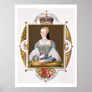 Portret van Mary of Guise (1515-60) koningin van S Poster