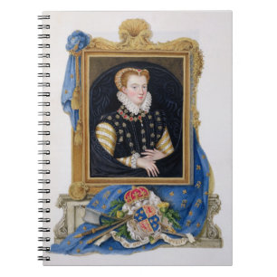 Portret van Mary Queen of Scots (1542-87) van 'Me Notitieboek