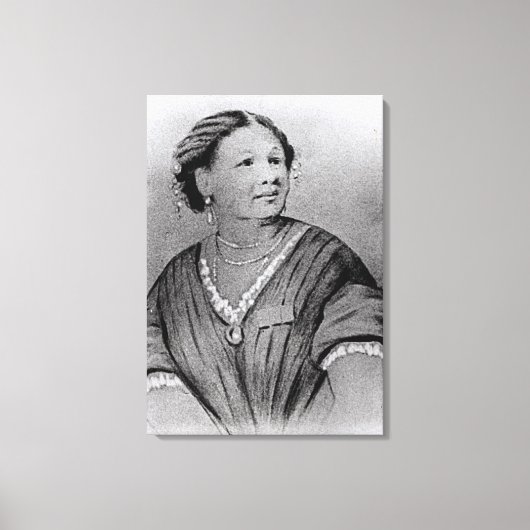 Portret van Mary Seacole Canvas Afdruk (Voorkant)