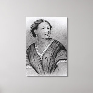 Portret van Mary Seacole Canvas Afdruk
