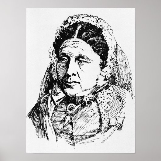 Portret van Mary Seacole Poster (Voorkant)