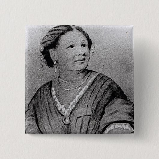 Portret van Mary Seacole Vierkante Button 5,1 Cm (Voorkant)