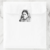 Portret van Mary Seacole Vierkante Sticker (Tas)
