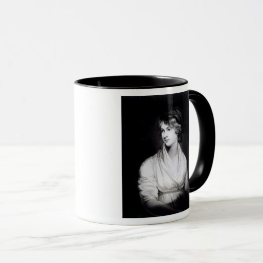 Portret van Mary Wollstonecraft Godwin Mok (Voorkant rechts)