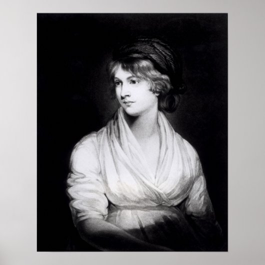 Portret van Mary Wollstonecraft Godwin Poster (Voorkant)