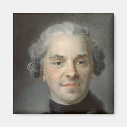 Portret van Maurice, Comte de Saxe 1747 Magneet (Voorkant)