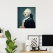 Portret van Maurice Quentin de la Tour, 1750 Poster (Thuiskantoor)