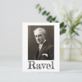 Portret van Maurice Ravel (c. 1925) Briefkaart (Staand voorkant)