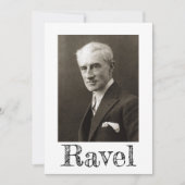 Portret van Maurice Ravel (c. 1925) Kaart (Voorkant)
