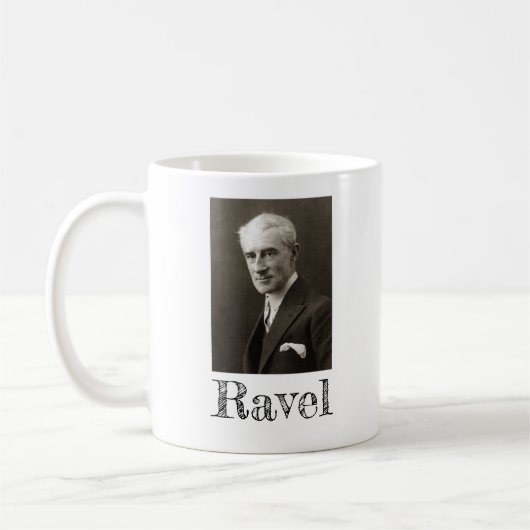 Portret van Maurice Ravel (c. 1925) Koffiemok (Links)