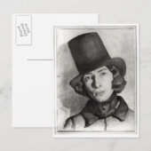 Portret van Maurice Sand Briefkaart (Voorkant / Achterkant)