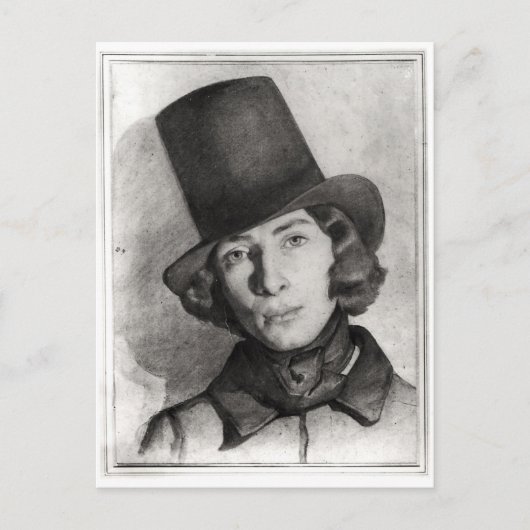 Portret van Maurice Sand Briefkaart (Voorkant)
