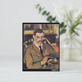 Portret van Maurice Utrillo 1921 Briefkaart (Staand voorkant)