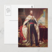 Portret van Maximilian door Franz Winterhalter Briefkaart (Voorkant / Achterkant)