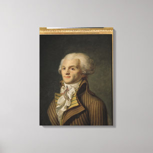 Portret van Maximilien de Robespierre Canvas Afdruk