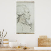 Portret van Maximilien de Robespierre Poster (Keuken)