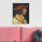 Portret van Maximillian I Canvas Afdruk (Insitu (Woonkamer))