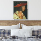 Portret van Maximillian I Canvas Afdruk (Insitu (Slaapkamer))