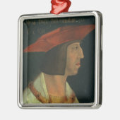 Portret van Maximillian I Metalen Ornament (Links)