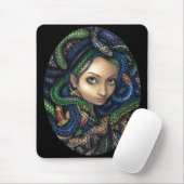 "Portret van Medusa" Mousepad Muismat (Met muis)
