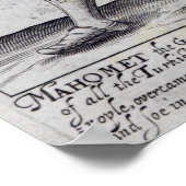 Portret van Mehmed II Poster (Hoek)