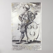 Portret van Mehmed II Poster (Voorkant)