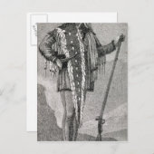 Portret van Meriwether Lewis gegraveerd Briefkaart (Voorkant / Achterkant)