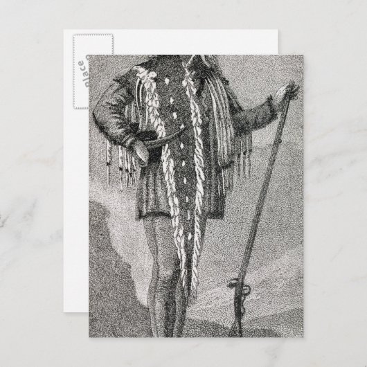 Portret van Meriwether Lewis gegraveerd Briefkaart (Voorkant / Achterkant)